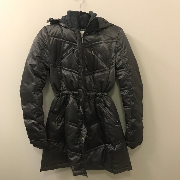 Laundry by Shelli Segal Dark Gray Puffer Winter Coat - Picture 1 of 6